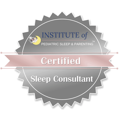 Image showing pediatric sleep consultant certification logo.
